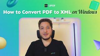 How to Convert PDF to XML on Windows | UPDF