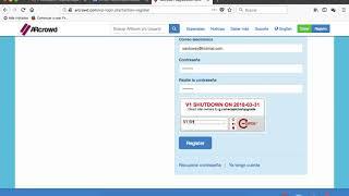 REGISTRO ARCROWD