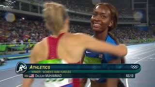 Women’s 400m hurdles final rio 2016