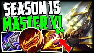 RIOT BUFFED MASTER YI  - How to Play Master Yi & Carry Season 15 League of Legends