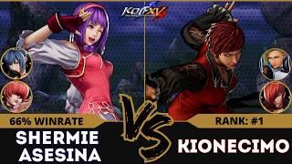 KOF XV⭐SHERMIE ASESINA (Leona/Athena/Shermie) vs KIONECIMO (Mature/Vice/Iori)⭐Ranked Match 12/24