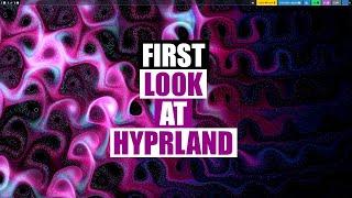 Day One On Hyprland