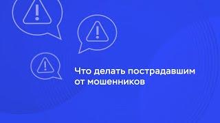 Что делать пострадавшим от мошенников?