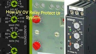 UV OV Relay | Under voltage and Over Voltage Protection Relay