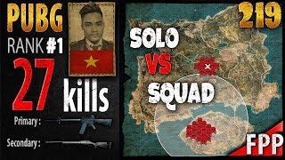 [Eng Sub] PUBG Rank 1 - Rip113 - 27 kills [OC] Solo vs Squad FPP- PLAYERUNKNOWN'S BATTLEGROUNDS #219