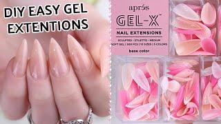 TRYING APRES GEL-X NAIL EXTENSION SYSTEM - NO DRILL HAND FILE ONLY