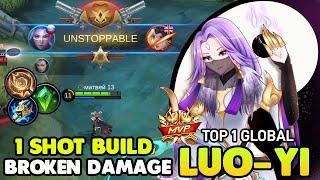 LUO YI ONE-SHOT BUILD !! LUO YI BEST BUILD & GAMEPLAY ~ LUO YI MOBILE LEGENDS