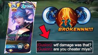 GLOBAL MIYA NEW BROKEN BUILD WITH 90% CHANCE OF WINNING !!? (must try) Top 1 Global Miya Gameplay!!