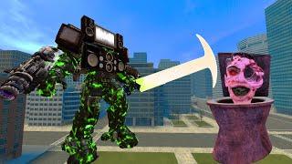 SKIBIDI TOILET CURSE G-MAN VS TVMAN TITAN in Garry Mod!