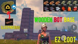 Wooden Bot Base Explore || Trial Island sleeping bag place | last island of survival #lios #ldrs