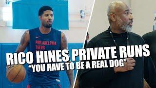 Rico Hines Private Runs: “You Have To Be A Real Dog” featuring Paul George, Kevon Looney & More!!