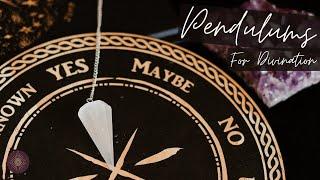 How To Use a Pendulum for Divination || Different Ways to Use a Pendulum (MORE than yes/no answers!)