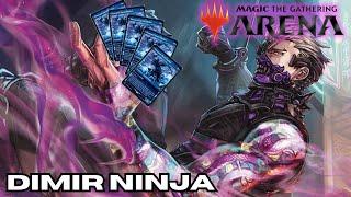 Magic: The Gathering Arena MTG Standard Ranked Bo1 (Gold) gameplay with Dimir Ninja