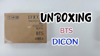 BTS DICON PHOTOCARD 101 CUSTOM BOOK Unboxing