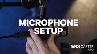 RØDECaster Pro Features - Mic Setup