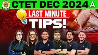 CTET DEC 2024 | ctet preparation 2024 | CTET Last Minute Tips