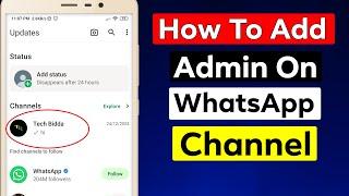 How to Add admin on whatsapp channel (2025) : step by step guide