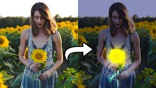 easy way to create a glow effect in photopea