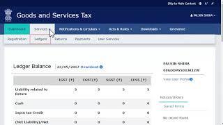 How to Check Balance of Electronic Cash Ledger (ECL) on GST Portal | GST Electronic Cash Ledger |