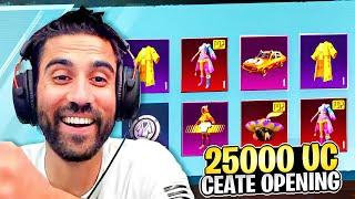 25,000 UC SPEND ON PINEAPPLE LUCKY CRATE OPENING - PUBG MOBILE - KG DAKKU