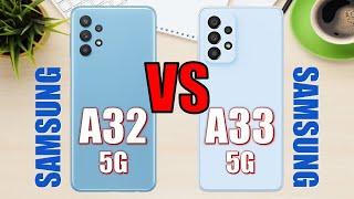 Samsung Galaxy A32 5G vs Samsung Galaxy A33 5G 