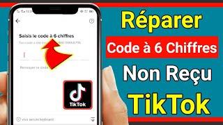 Comment réparer le code de vérification Tik Tok ne fonctionne pas || Fix TikTok 6 Digit Code