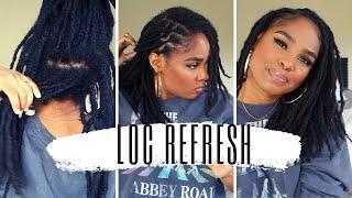 Loc Refresh | Pony Tail Method Quick & Easy