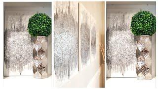 Z-gallerie Inspired DIY Glitter Wall Art