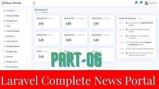 Laravel News Portal Complete Full Tutorial With Free Source Code || Laravel Newsportal #newsportal