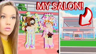 I ACCIDENTALLY RUINED SANNAS HAIR IN MY SALON with IAMSANNA (Roblox Roleplay)