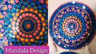 My Second Handmade Mandala|Credit Goes To Tripti My Friend|Mandala 2021|Life Is Full Of Colors
