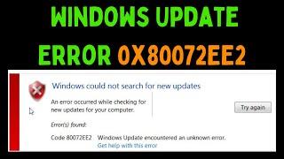 How to Fix Windows Update Error 0x80072EE2 on Windows 11