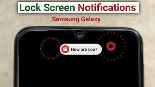 how to set lock screen notification in samsung | how to change notification style on samsung