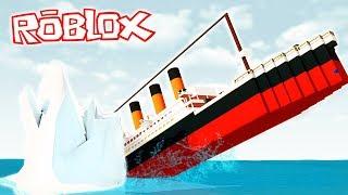 ¡SOBREVIVE AL TITANIC EN ROBLOX! ️ ¡CHOCAMOS CONTRA UN ICEBERG!