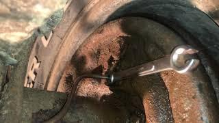 Replace Ford Ranger brake line