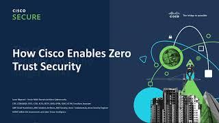 Cisco Zero Trust Overview
