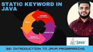 Static keyword in Java | Introduction to Java Programming