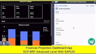 Financial Projection Dashboard App - SCP BRF Advanced Level With SAPUI5