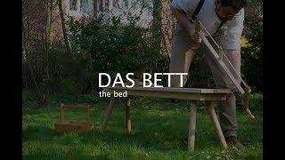 Das Bett - vollverdeckte Schwalben & Zinken / Gehrungszinken