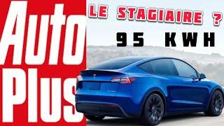 AUTO PLUS annonce la future Model Y avec 95 kwh ⁉️