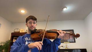 Practicing 1 Minute For Each Day of 2023 (Elgar, Bach, Weinberg)