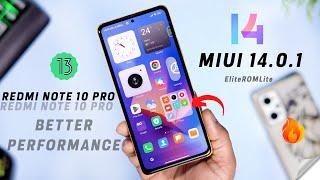 New Stable MIUI 14.0.1 EliteROM for Redmi Note 10 Pro Review, Better than EEA MIUI 14