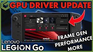 New Legion Go GPU Driver Update is Finally HERE!!