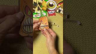 DIY Halloween Jack-O’-Lantern Craft for Kids | Easy Paper Puppet Tutorial #shorts