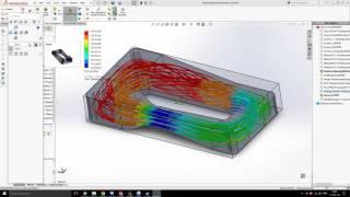 Wind Tunnel Flow Simulation - Solidworks