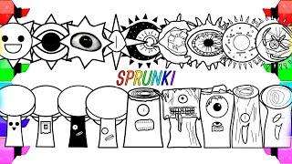 Incredibox SPRUNKI Coloring Pages New / How to Color Mr. Sun vs Mr. Tree 1 2 3 4 5 6 7 8 9 / NCS