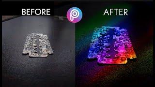 Rainbow effect Picsart editing tutorials| Picsart masking effects | Mobile editing ideas