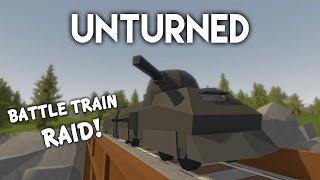 Unturned | Battletrain Raid! (Roleplay Survival)