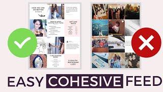 Create a COHESIVE INSTAGRAM FEED (Quick & Easy Grid Hacks!)