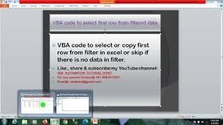 VBA code to get first row from filtered data and skip if there is no data after autofilter